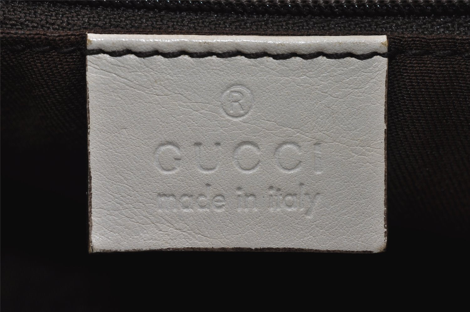 Authentic GUCCI Abbey Shoulder Tote Bag GG Canvas Leather 189831 Brown 1949J