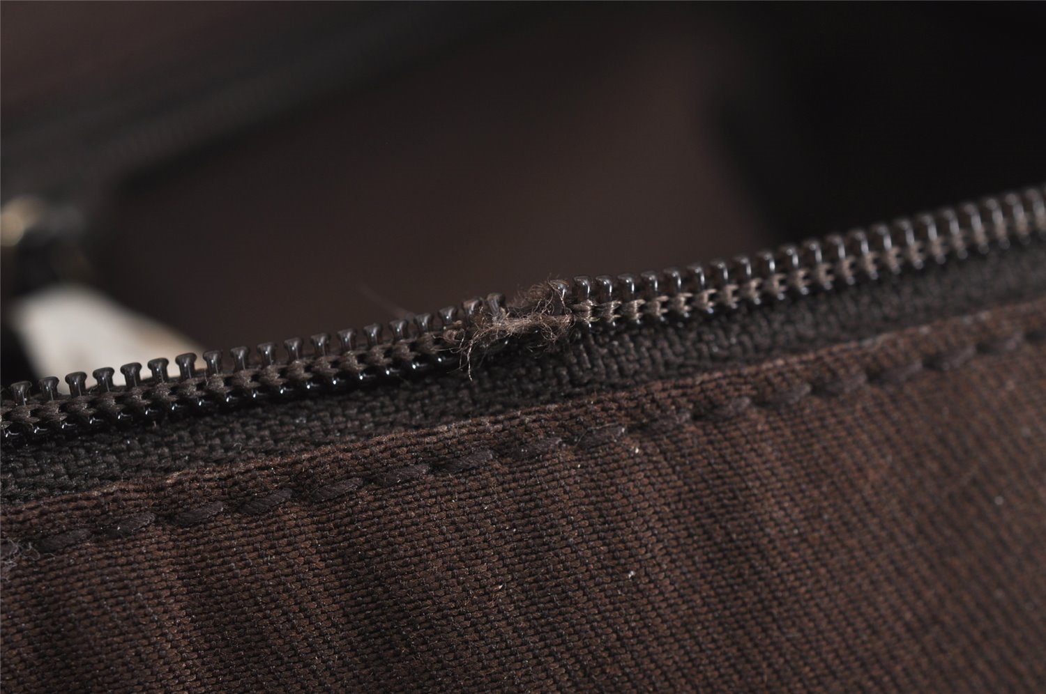 Authentic GUCCI Abbey Shoulder Tote Bag GG Canvas Leather 189831 Brown 1949J