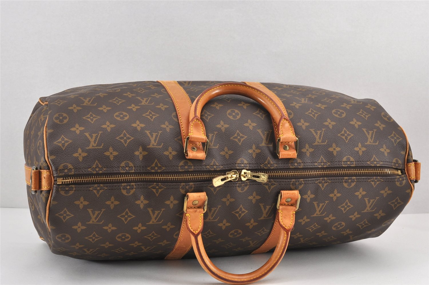 Authentic Louis Vuitton Monogram Keepall Bandouliere 50 M41416 Boston Bag 1950K