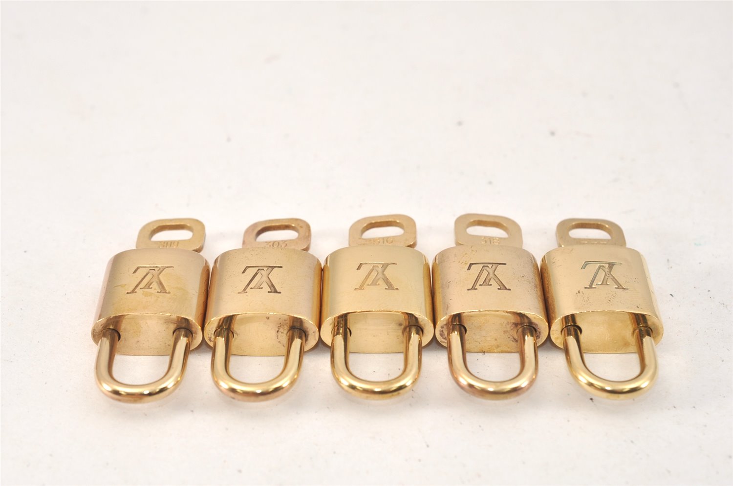 Authentic Louis Vuitton Padlock & Keys 10Set LV 1950L