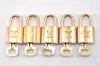 Authentic Louis Vuitton Padlock & Keys 10Set LV 1950L