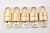 Authentic Louis Vuitton Padlock & Keys 10Set LV 1950L