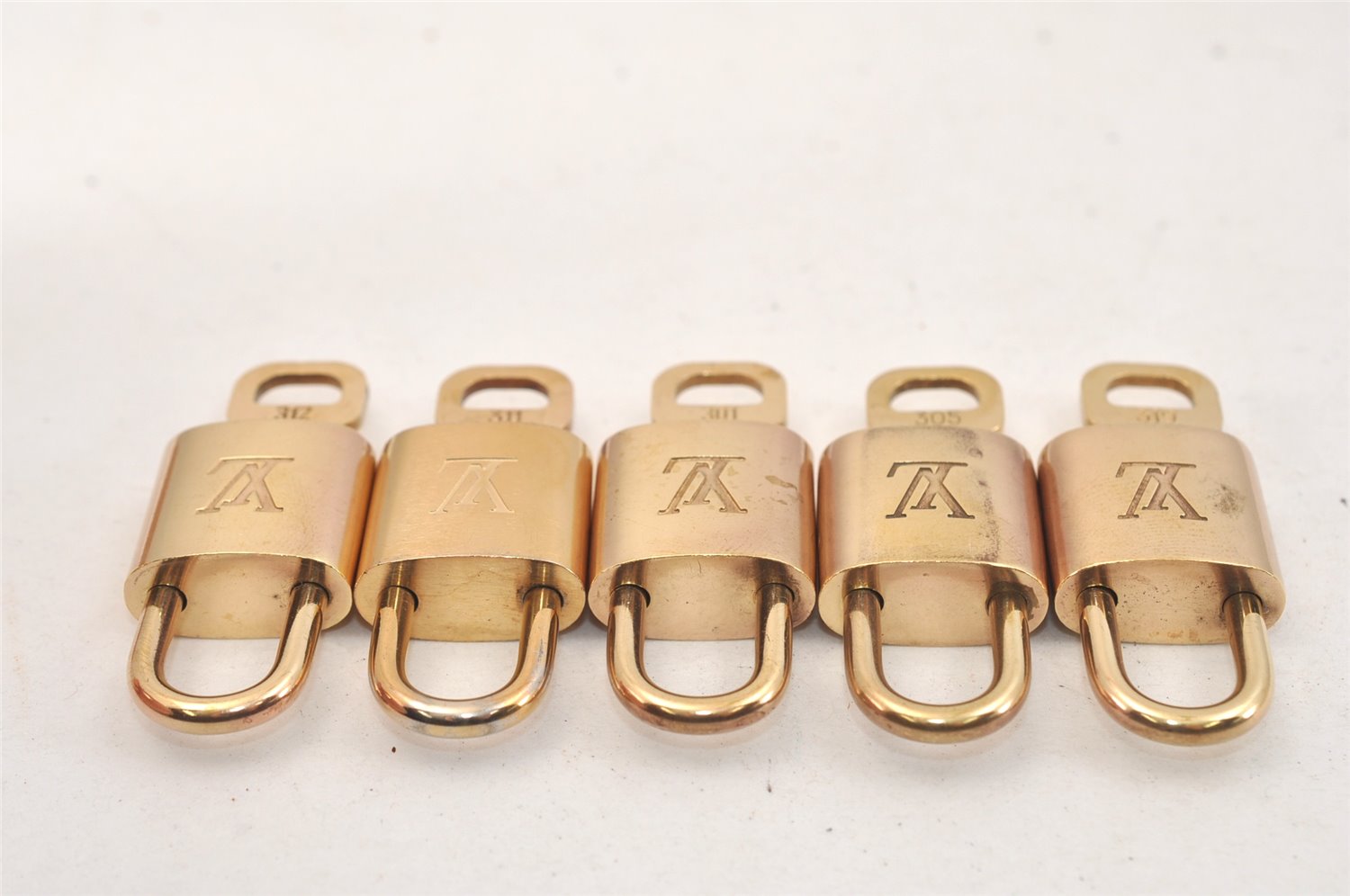 Authentic Louis Vuitton Padlock & Keys 10Set LV 1950L