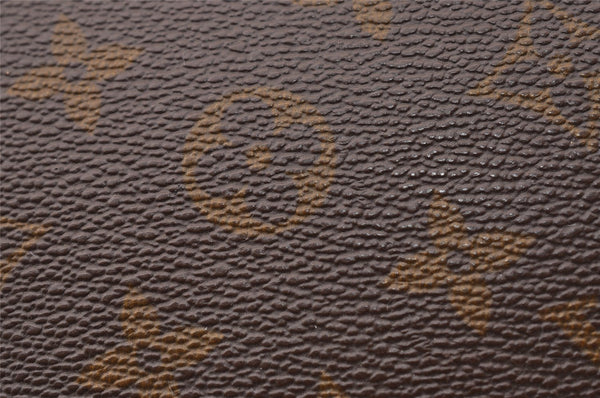 Authentic Louis Vuitton Monogram Pochette Sport Clutch Bag Old Model Junk 1951I