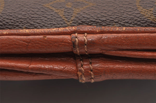 Authentic Louis Vuitton Monogram Pochette Sport Clutch Bag Old Model Junk 1951I