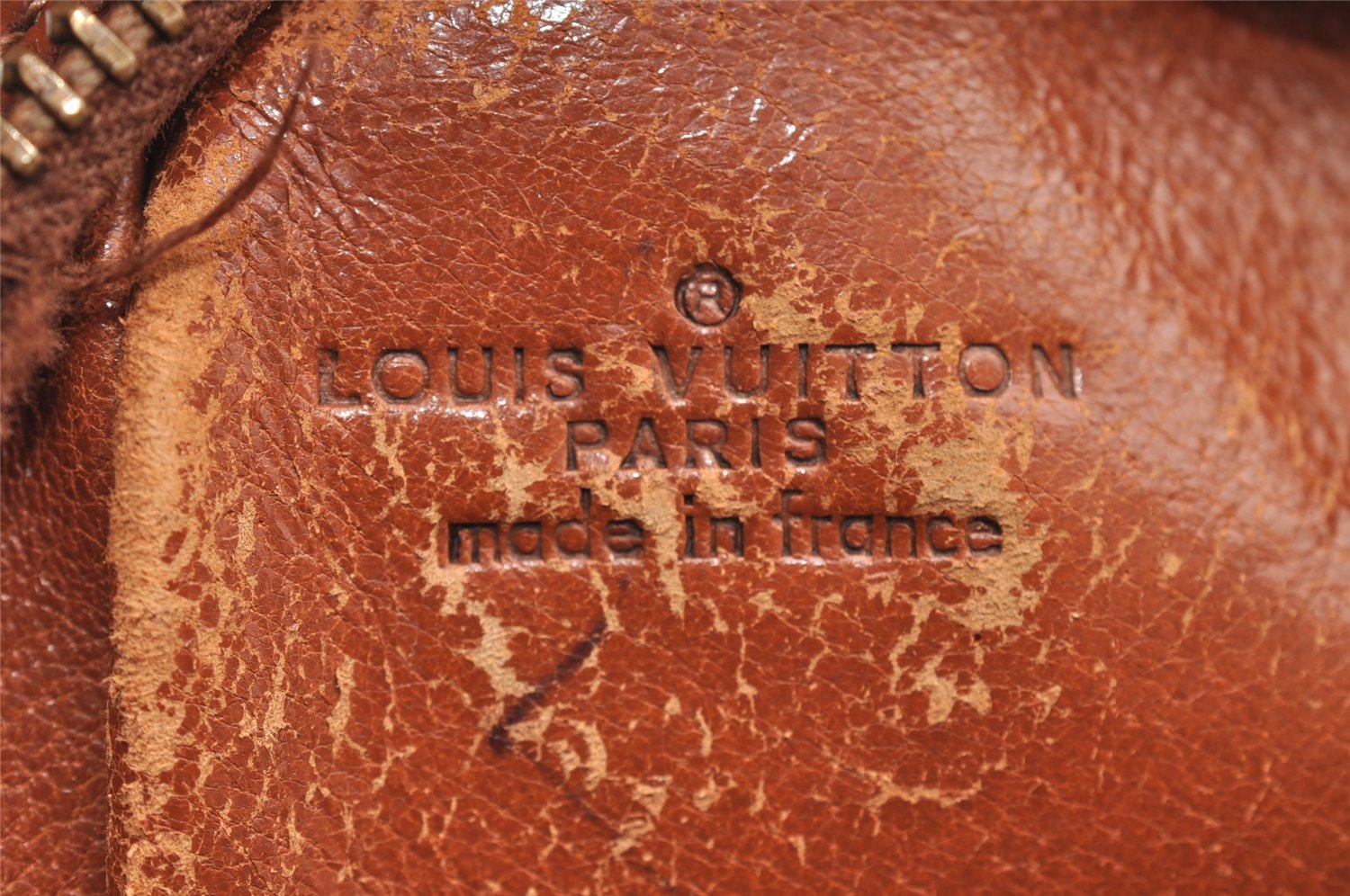 Authentic Louis Vuitton Monogram Pochette Sport Clutch Bag Old Model Junk 1951I