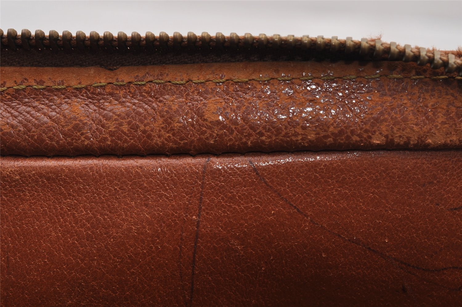 Authentic Louis Vuitton Monogram Pochette Sport Clutch Bag Old Model Junk 1951I