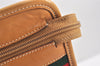 Authentic GUCCI Web Sherry Line Micro GG PVC Leather Documents Case Brown 1951K