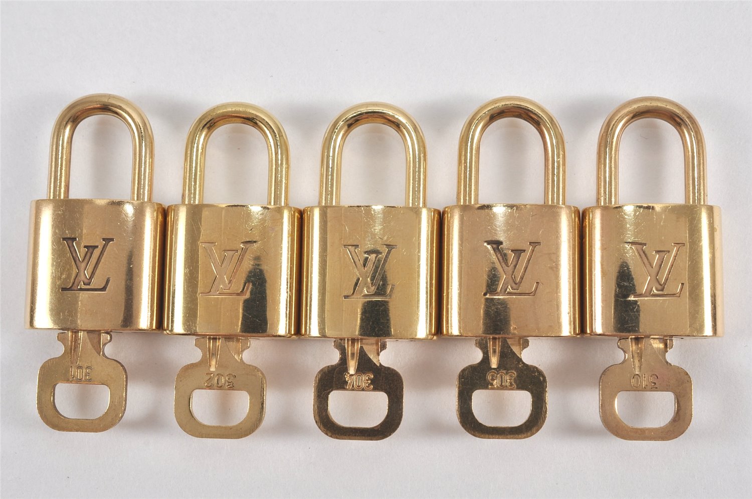 Authentic Louis Vuitton Padlock & Keys 10Set LV 1951L