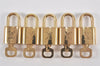 Authentic Louis Vuitton Padlock & Keys 10Set LV 1951L