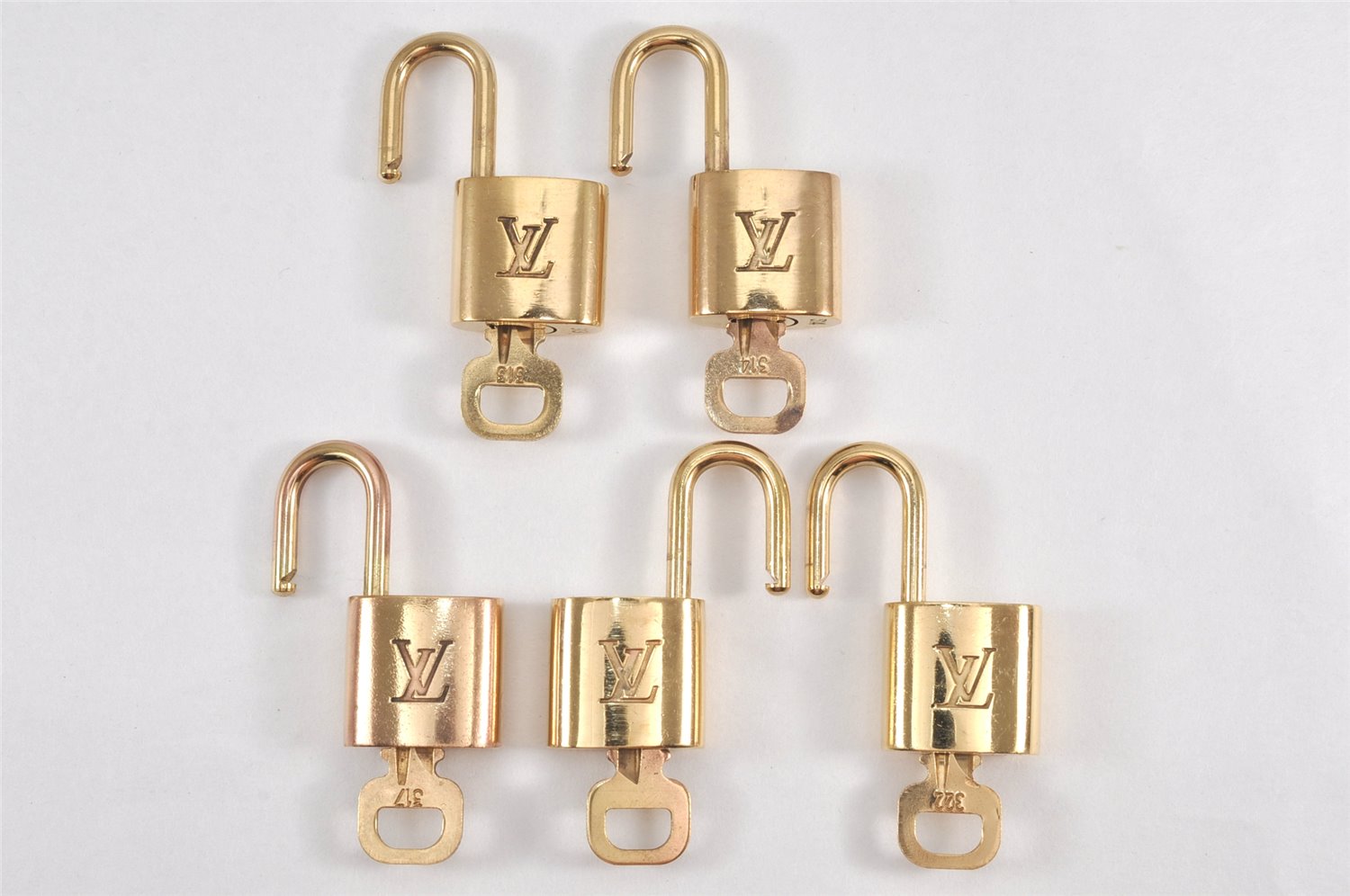 Authentic Louis Vuitton Padlock & Keys 10Set LV 1951L