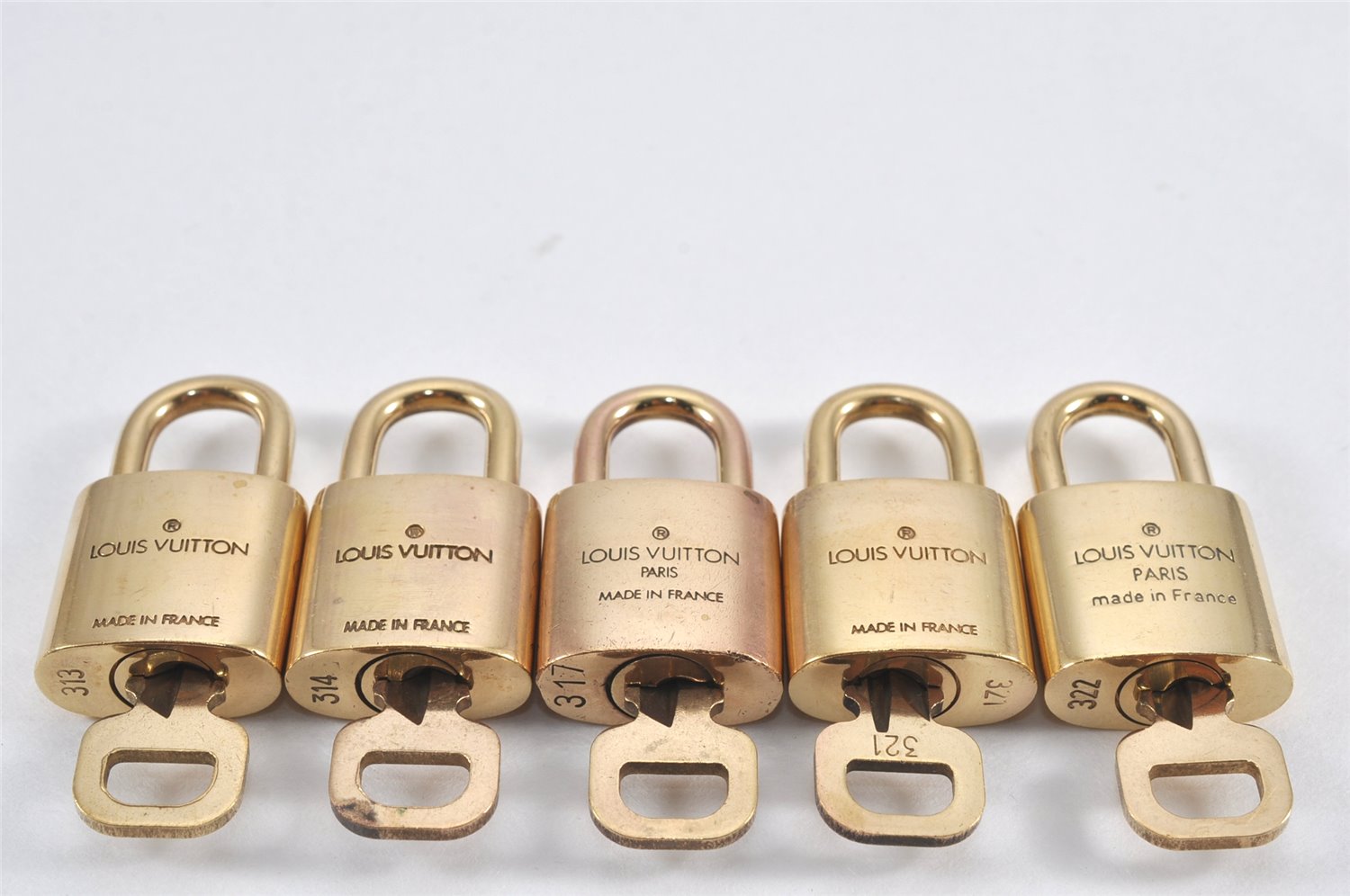 Authentic Louis Vuitton Padlock & Keys 10Set LV 1951L