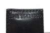 Authentic FENDI Mamma Baguette Shoulder Hand Bag Jersey Leather Black 1952J