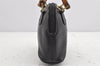 Authentic GUCCI Vintage Bamboo 2Way Shoulder Hand Bag Purse Leather Black 1952K