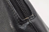 Authentic GUCCI Vintage Bamboo 2Way Shoulder Hand Bag Purse Leather Black 1952K