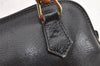 Authentic GUCCI Vintage Bamboo 2Way Shoulder Hand Bag Purse Leather Black 1952K