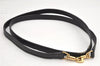Authentic GUCCI Vintage Bamboo 2Way Shoulder Hand Bag Purse Leather Black 1952K