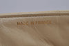 Authentic CHANEL Calf Skin Turnlock Matelasse Chain Shoulder Bag Beige 1953J