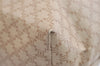 Authentic CELINE Macadam Blason Pattern Clutch Hand Bag PVC Leather Beige 1953K