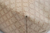 Authentic CELINE Macadam Blason Pattern Clutch Hand Bag PVC Leather Beige 1953K