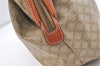 Authentic CELINE Macadam Blason Pattern Clutch Hand Bag PVC Leather Beige 1953K