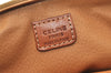 Authentic CELINE Macadam Blason Pattern Clutch Hand Bag PVC Leather Beige 1953K