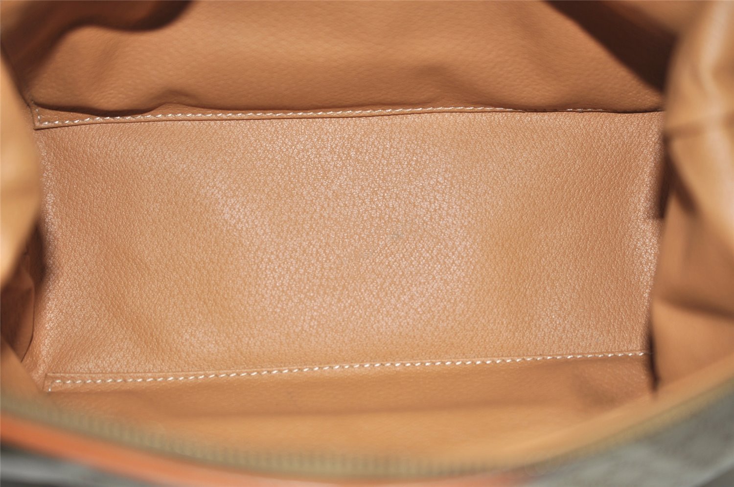 Authentic CELINE Macadam Blason Pattern Clutch Hand Bag PVC Leather Beige 1953K