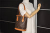 Authentic Louis Vuitton Monogram Bucket PM Shoulder Tote Bag M42238 Junk 1954J