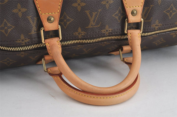 Authentic Louis Vuitton Monogram Speedy 40 Hand Boston Bag M41522 LV 1955J