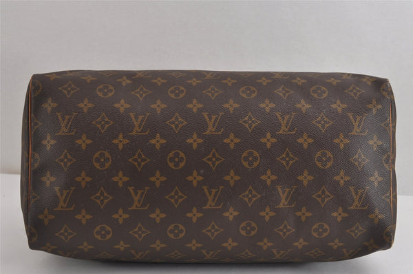 Authentic Louis Vuitton Monogram Speedy 40 Hand Boston Bag M41522 LV 1955J