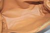 Authentic CELINE Macadam Blason Pattern Clutch Hand Bag PVC Leather Brown 1955K