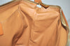 Authentic CELINE Macadam Blason Pattern Clutch Hand Bag PVC Leather Brown 1955K