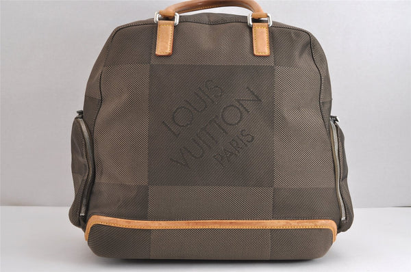 Authentic Louis Vuitton Damier Geant Aventurier Boston Bag Brown M93060 LV 1956J