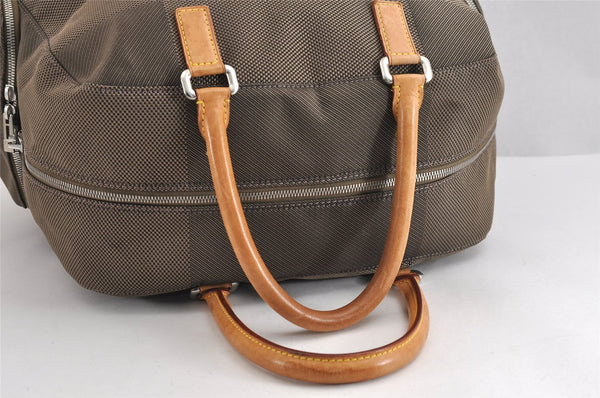 Authentic Louis Vuitton Damier Geant Aventurier Boston Bag Brown M93060 LV 1956J