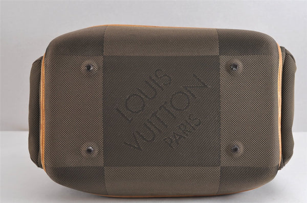 Authentic Louis Vuitton Damier Geant Aventurier Boston Bag Brown M93060 LV 1956J