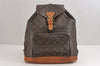 Authentic Louis Vuitton Monogram Montsouris GM Backpack M51135 LV 1959J