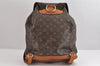 Authentic Louis Vuitton Monogram Montsouris GM Backpack M51135 LV 1959J