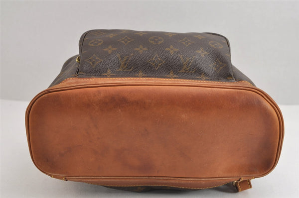 Authentic Louis Vuitton Monogram Montsouris GM Backpack M51135 LV 1959J