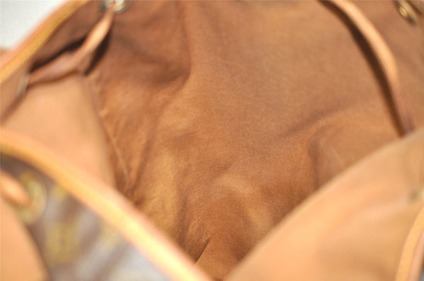 Authentic Louis Vuitton Monogram Montsouris GM Backpack M51135 LV 1959J