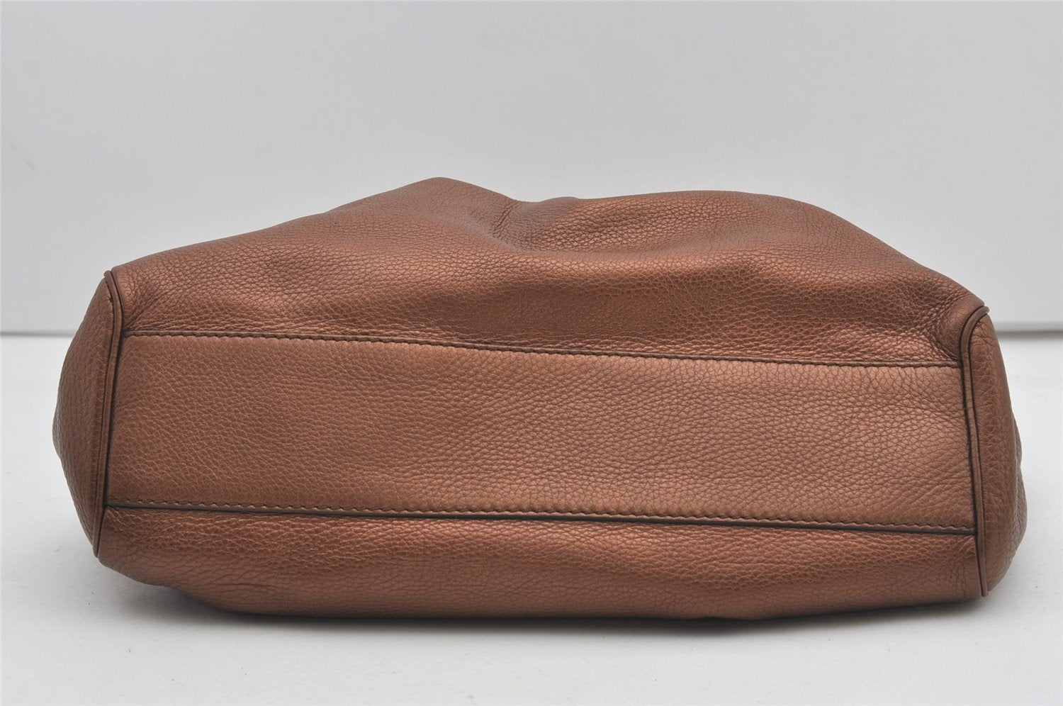 Authentic GUCCI Sukey Vintage Shoulder Tote Bag Leather 211944 Brown 1960J