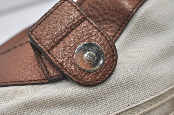 Authentic GUCCI Sukey Vintage Shoulder Tote Bag Leather 211944 Brown 1960J