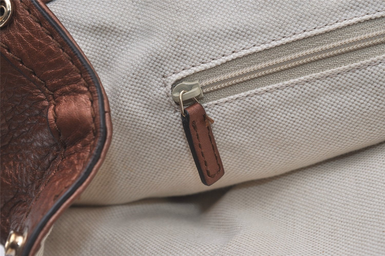 Authentic GUCCI Sukey Vintage Shoulder Tote Bag Leather 211944 Brown 1960J