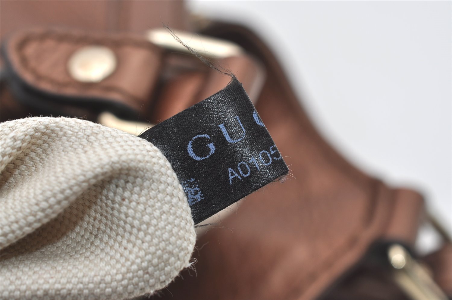 Authentic GUCCI Sukey Vintage Shoulder Tote Bag Leather 211944 Brown 1960J