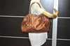 Authentic GUCCI Sukey Vintage Shoulder Tote Bag Leather 211944 Brown 1960J
