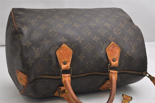 Authentic Louis Vuitton Monogram Speedy 30 Hand Boston Bag M41526 LV Junk 1960K