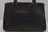 Authentic Christian Dior Vintage Shoulder Hand Bag Purse Leather Black CD 1962J