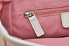 Authentic Christian Dior Trotter Shoulder Tote Bag Canvas Leather Pink 1963J