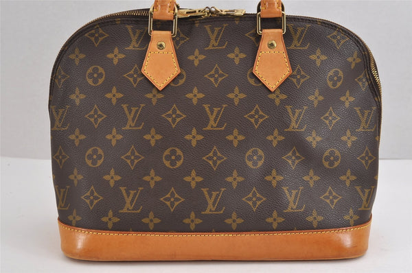 Authentic Louis Vuitton Monogram Alma Hand Bag Purse M51130 LV 1964J