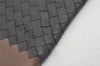 Authentic BOTTEGA VENETA Intrecciato Leather Clutch Hand Bag Purse Black 1966J