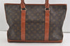 Auth Louis Vuitton Monogram Sac Weekend PM Vintage Tote Hand Bag M42425 LV 1968J